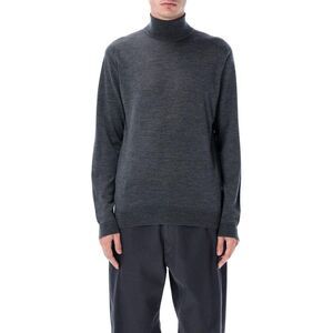 JOHN SMEDLEY Men's Merino Wool Turtleneck Sweater Men CHARCOAL Sweaters &
